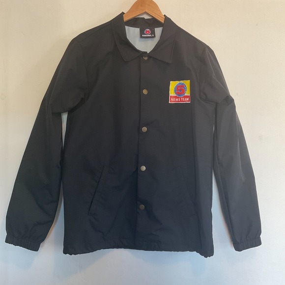 Channel 5 News-All Gas No Brakes Andrew CallaghanGraphic Windbreaker Small